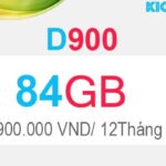 Đăng ký D900 Viettel có 84GB Dcom 4G trong 12 tháng