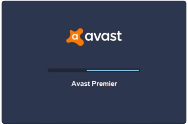 Chờ quá trình tải Avast Premier