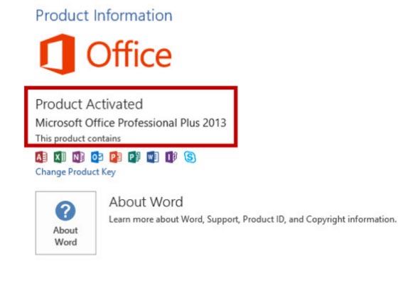 thành quả của chúng ta là phần mềm Office 2013