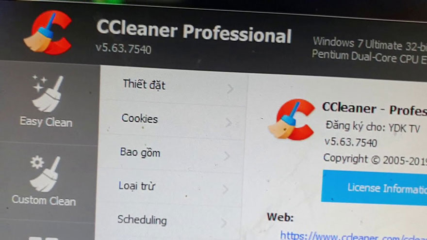 Phần mềm Key CCleaner Pro có tác dụng gì