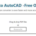 Cách chuyển file pdf sang cad miễn phí (Chia sẻ)