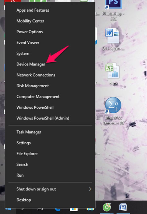  Ấn chuột chọn Device Manager
