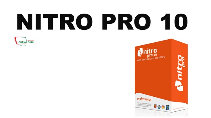 Phần mềm Nitro Pro 10