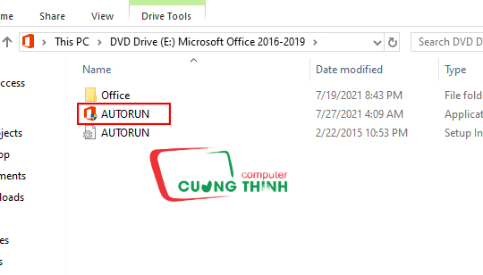 Chạy File Autorun
