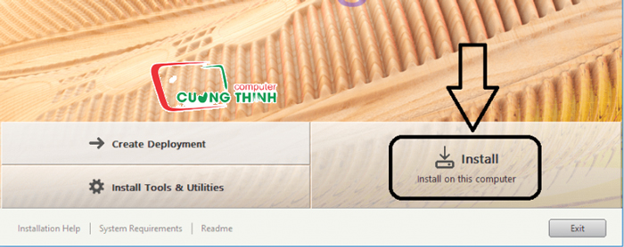Chọn Install