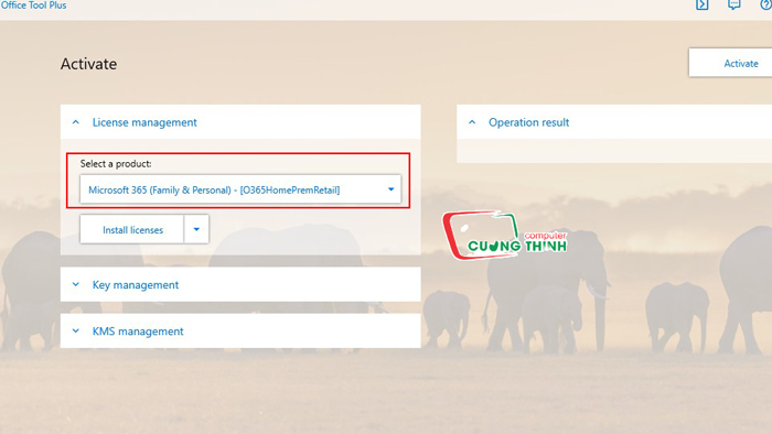 Chọn đúng phiên bản và install Licenses để kich hoạt Chọn đúng phiên bản và install Licenses để kich hoạt