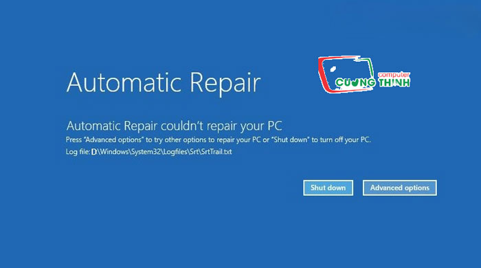 Lỗi Auto­mat­ic Repair Win 10