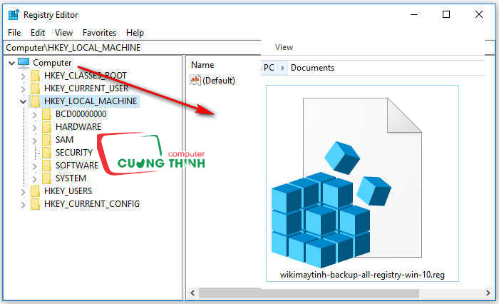 Sửa lỗi bằng Windows Registry