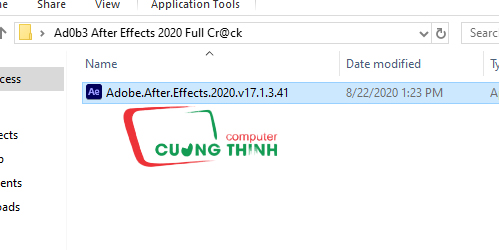 Chạy file cài đặt