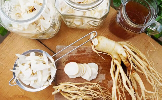 Cách ngâm rượu Nhân sâm với Mật ong đúng cách